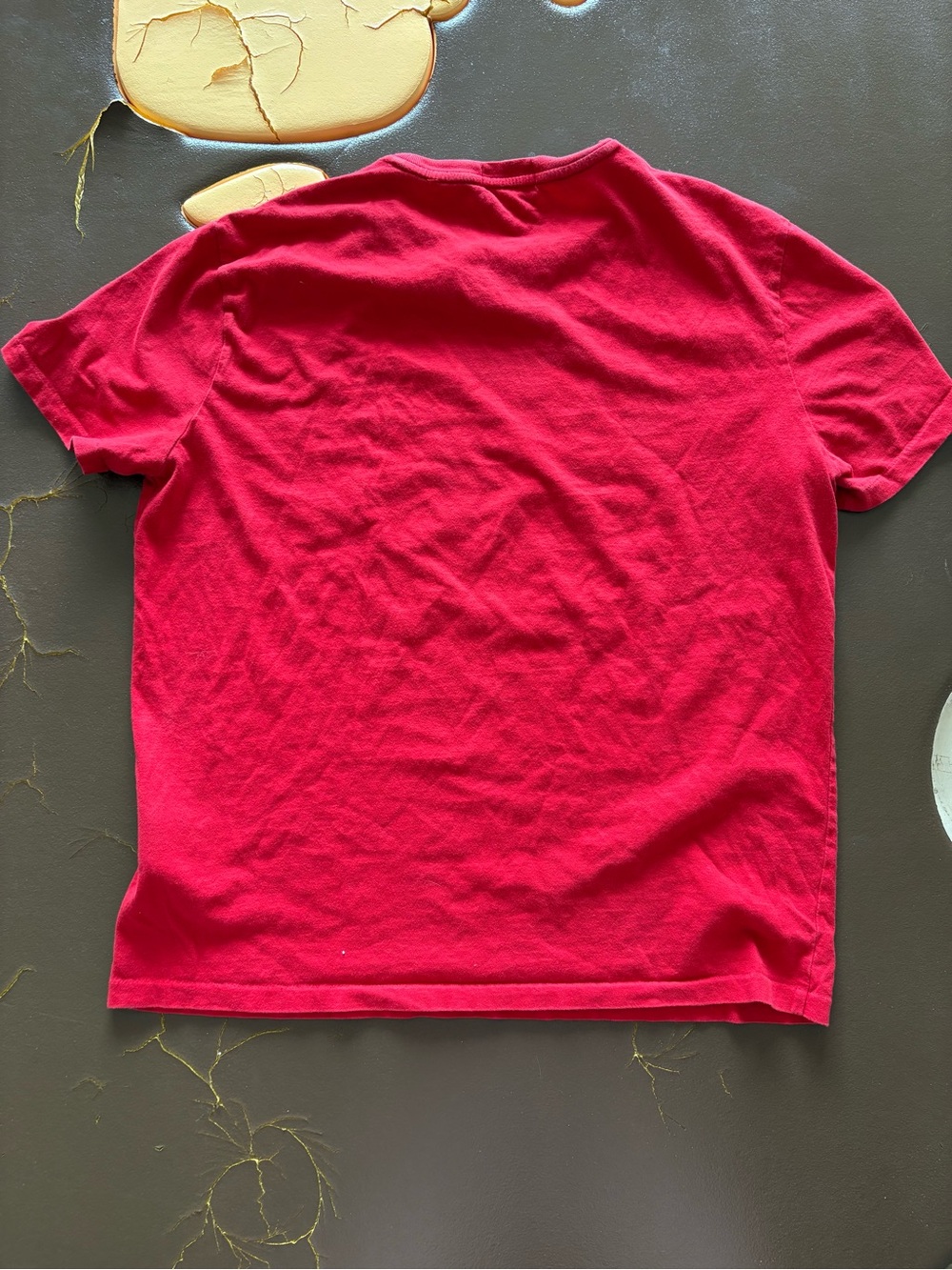 Ralph Lauren Red Crewneck Polo Graphic Tee - Picture 7 of 7